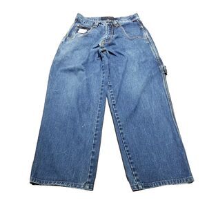 Fubu Jeans Men's 30 The Collection Carpenter Baggy Y2K Hip Hop Skater (30x28.5)